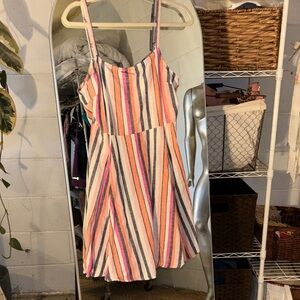 GAP Colorful Striped Mini Dress